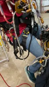 Positioner Attached Ventral to Ventral without Slack Removed