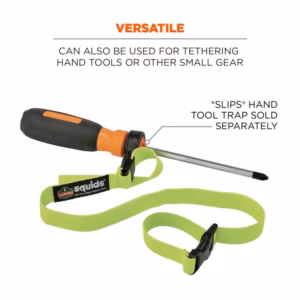 Squids 3150 Elastic Hard Hat Lanyard with Buckle - 2lbs / 0.9kg